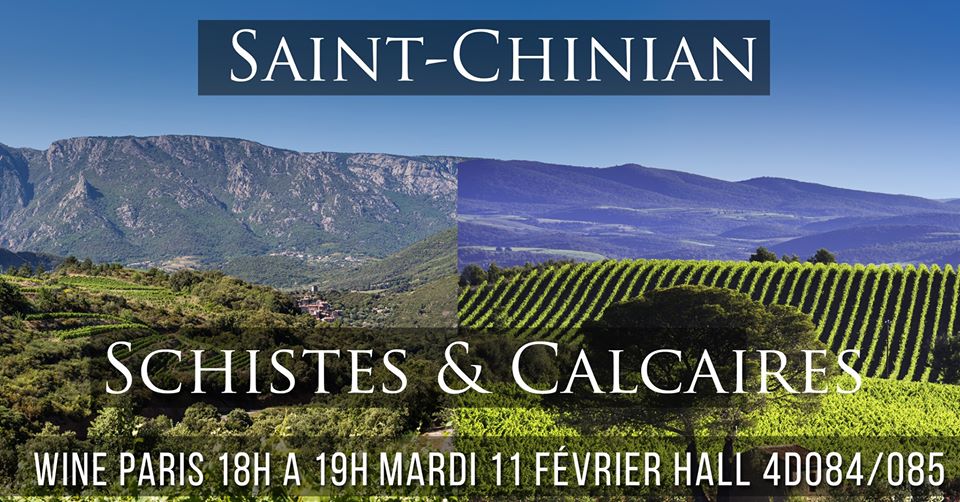Vins de terroirs schistes et calcaires à Wine Paris 2020 - Vins de Saint Chinian Domaine Viranel