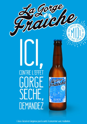 demandez la bière du Sud Gorge Fraîche