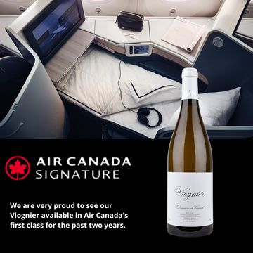 Viranel Viognier s'envole avec Air Canada Viranel Viognier s'envole avec Air Canada