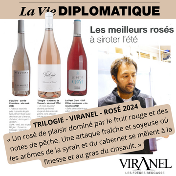 Le Trilogie Rosé 2024 dans La Vie Diplomatique